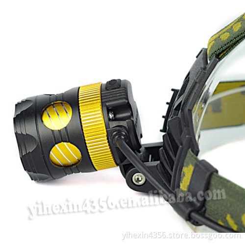 2016 Hot Sell OEM ODM Headlamp LED Light Factory 18650 Battery Outdoor Sport LED Headlamp